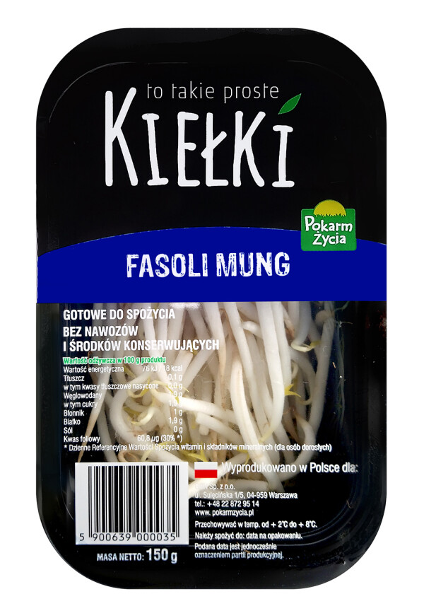 Kiełki fasoli mung (150G)